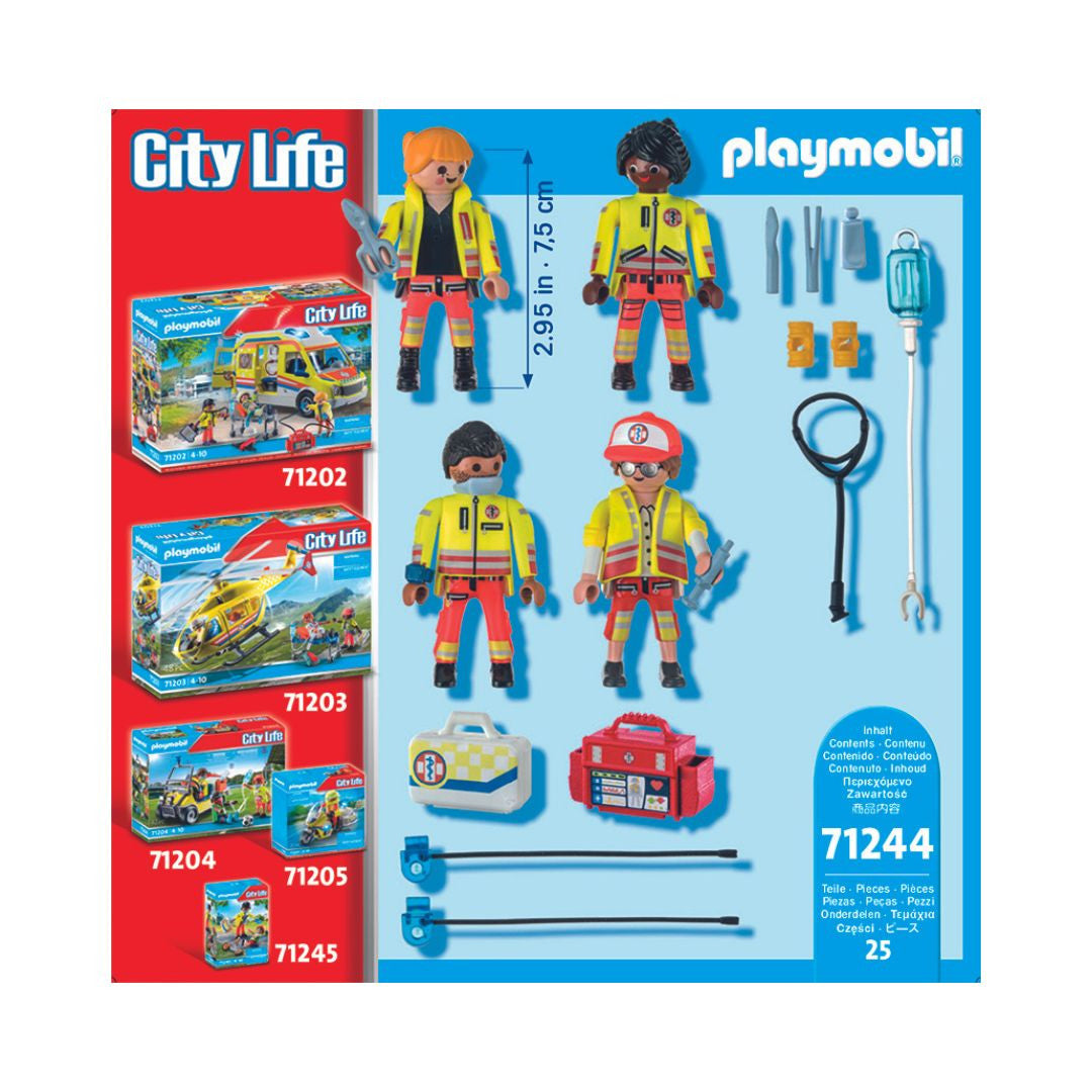Playmobil - 71244 - Equipe de secouristes - Ville & Métiers - City Life - Les secouristes