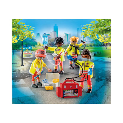 Playmobil - 71244 - Equipe de secouristes - Ville & Métiers - City Life - Les secouristes