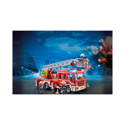 Playmobil - 9463 - Camion de pompiers avec échelle pivotante - Ville & Métiers - City Life - Les pompiers