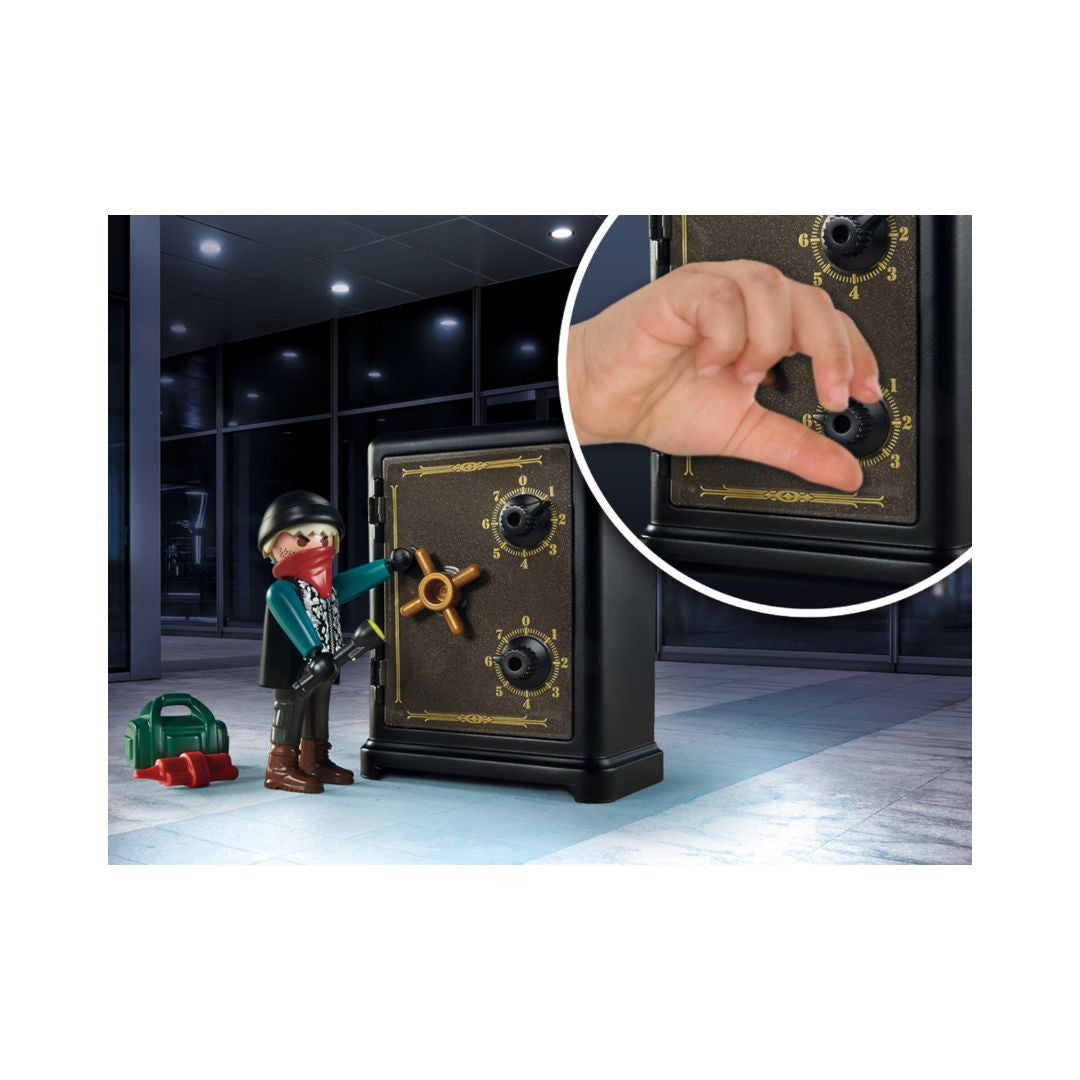 Playmobil - 70908 - Starter Pack Policier cambrioleur de coffre-fort - Ville & Métiers - City Life - Les policiers