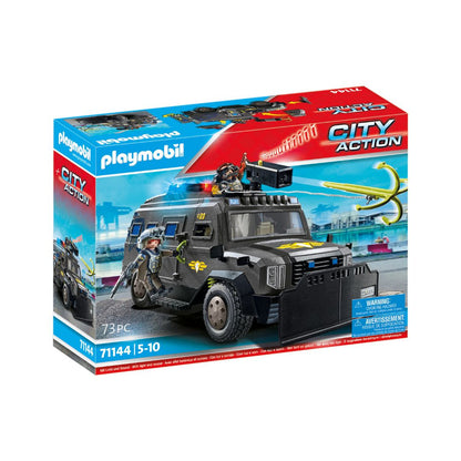 Playmobil - 71144 - Véhicule d'intervention des forces spéciales - Ville & Métiers - City Life - Les policiers