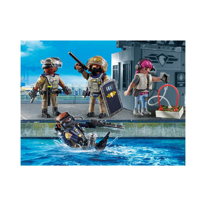 Playmobil - 71146 - Equipe des forces spéciales avec bandit - Ville & Métiers - City Life - Les policiers