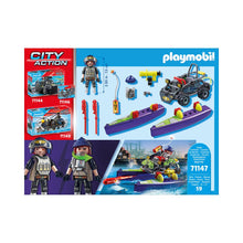 Playmobil - 71147 - Quad transformable de bandit - Ville & Métiers - City Life - Les policiers
