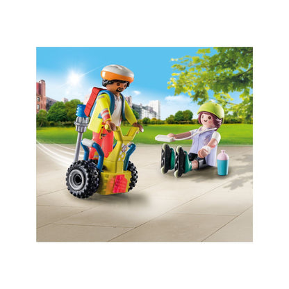 Playmobil - 71257 - Starter Pack Secouriste avec gyropode - Ville & Métiers - Les secouristes
