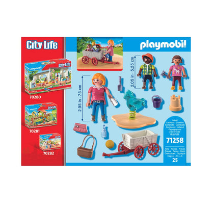 Playmobil - 71258 - Starter Pack Nourrice avec enfants - Famille & Loisirs - La maison traditionnelle