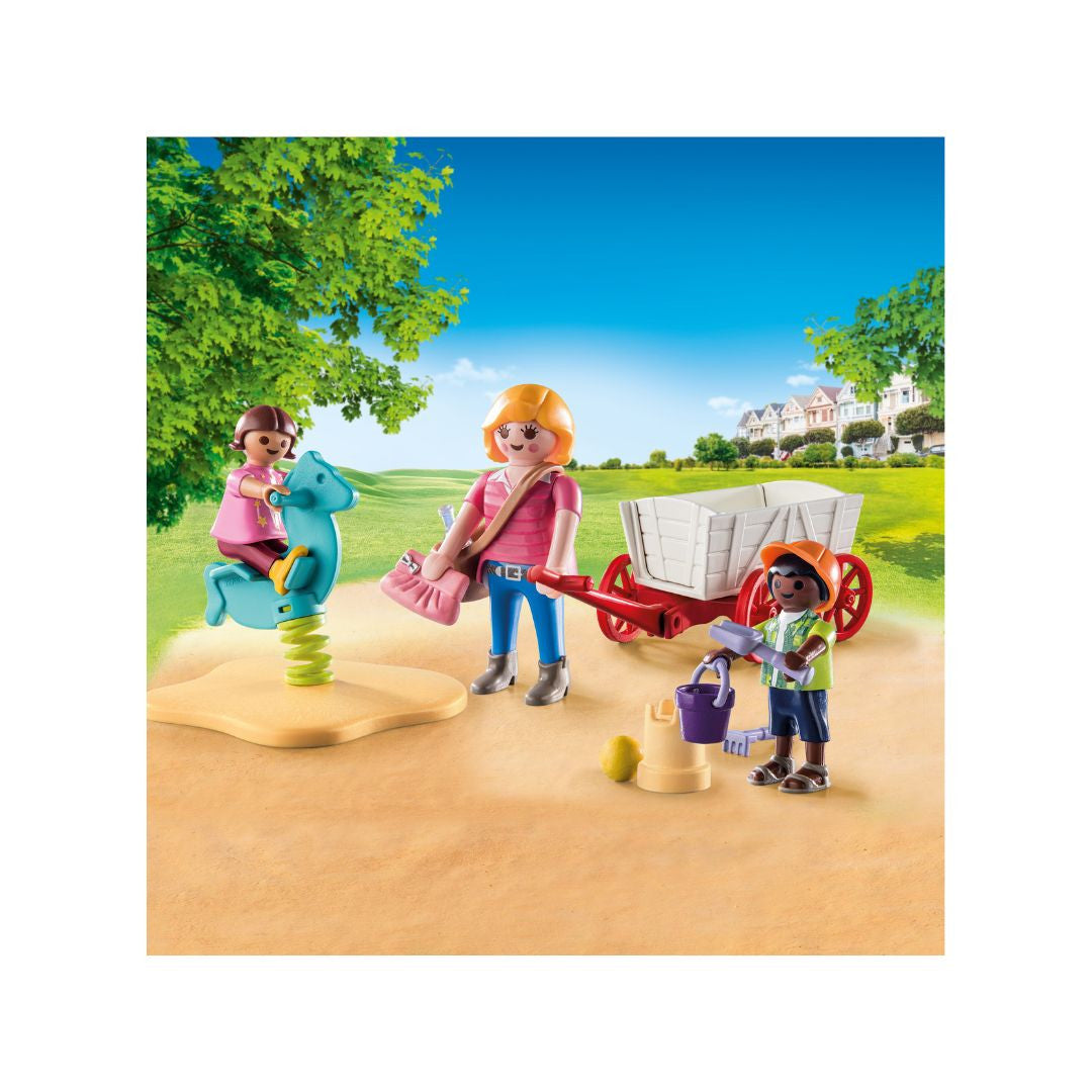 Playmobil - 71258 - Starter Pack Nourrice avec enfants - Famille & Loisirs - La maison traditionnelle