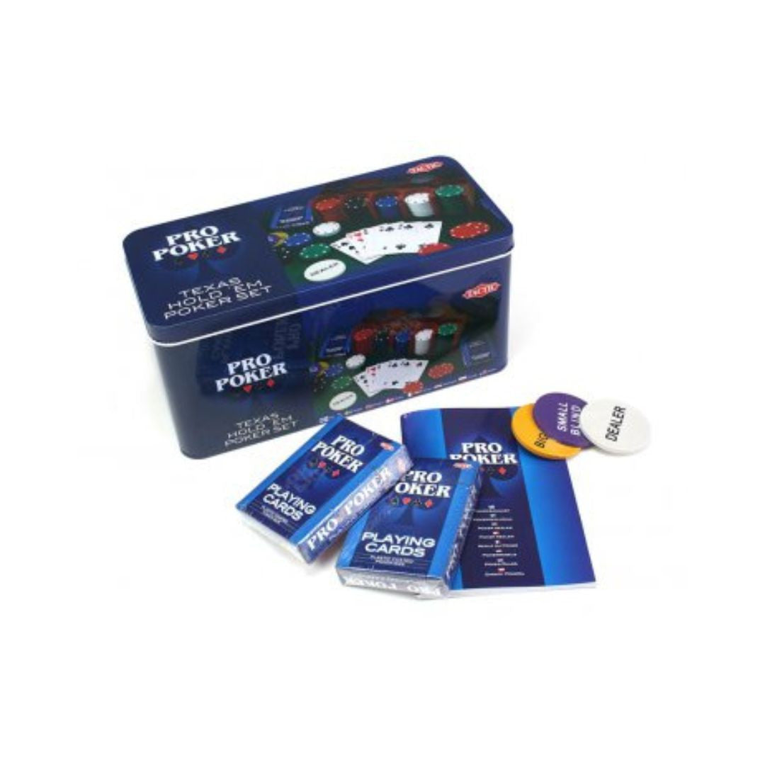 Tactic - Pro Poker : Coffret métal tout en 1