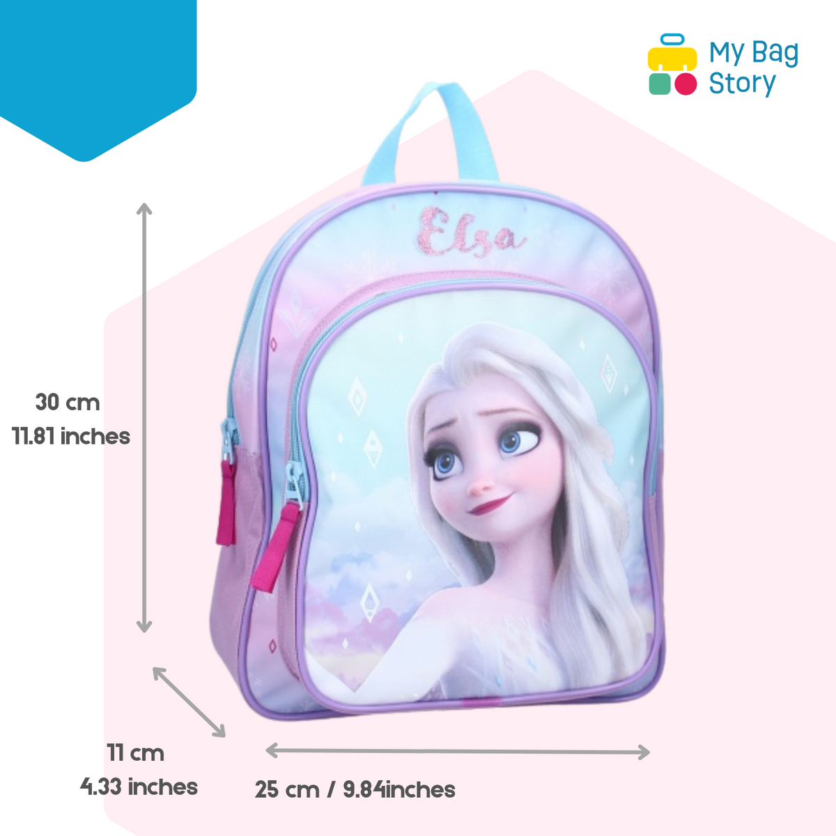 Mybagstory - Sac à dos La Reine des Neiges Elsa 31cm