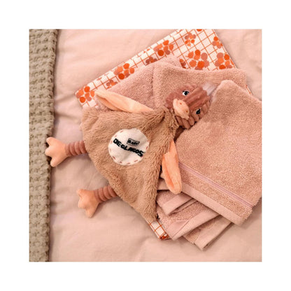 Les Déglingos - Doudou baby Pomelos l'autruche