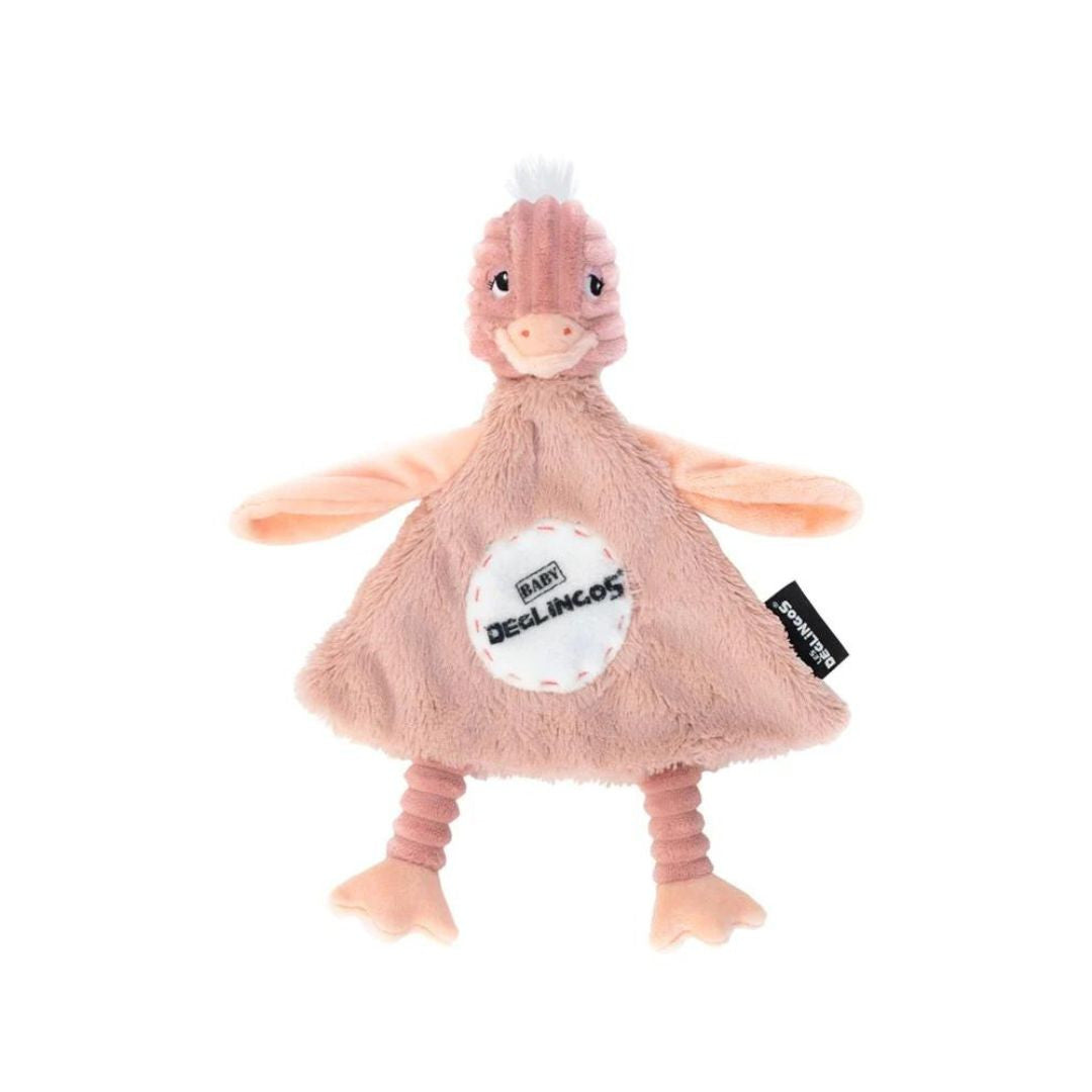 Les Déglingos - Doudou baby Pomelos l'autruche