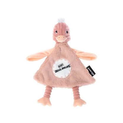 Les Déglingos - Doudou baby Pomelos l'autruche