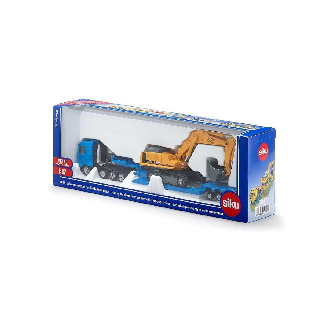 Siku - Camion de transport lourd avec surbaissé