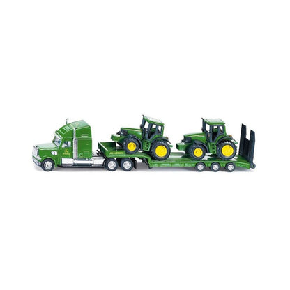 Siku - Camion surbaissé avec tracteurs John Deere