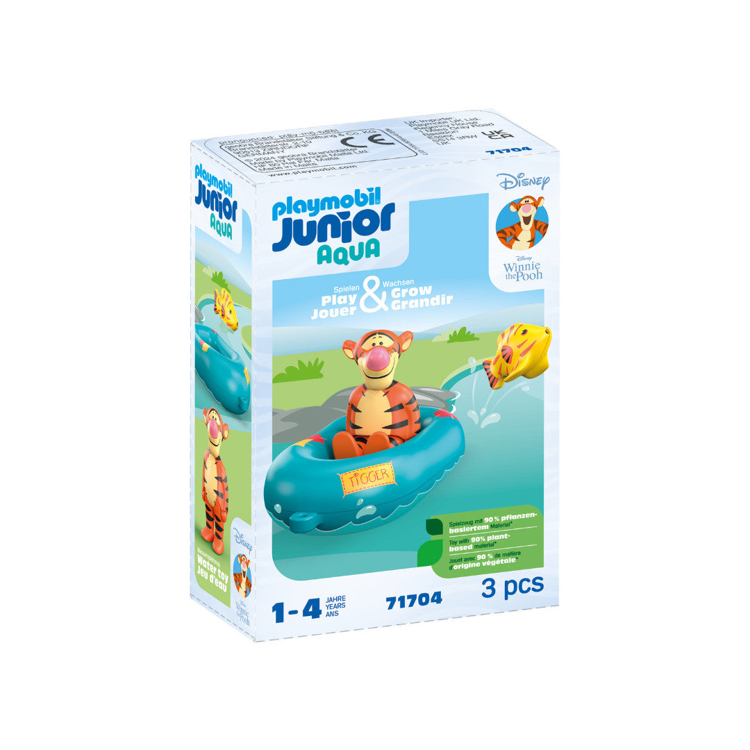 Playmobil - 71704 - Junior & Disney : Tigrou avec canot - Playmobil Junior Disney