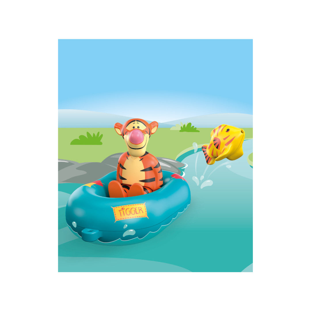 Playmobil - 71704 - Junior & Disney : Tigrou avec canot - Playmobil Junior Disney