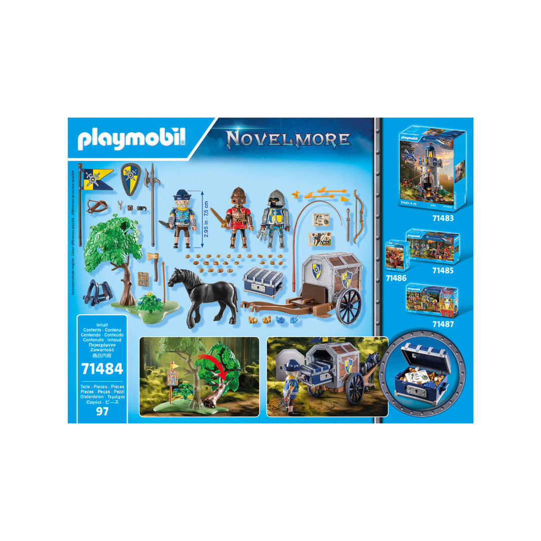 Playmobil - 71484 - Convoi de Novelmore avec bandit - Histoire & Imaginaire - Novelmore