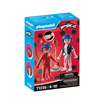 Playmobil - 71336 - Miraculous : Marinette & Ladybug - Histoire & Imaginaire - Miraculous