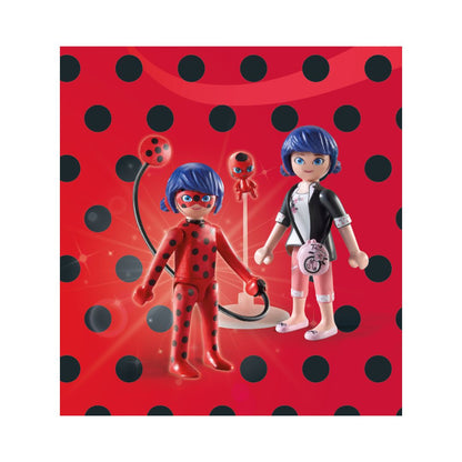 Playmobil - 71336 - Miraculous : Marinette & Ladybug - Histoire & Imaginaire - Miraculous