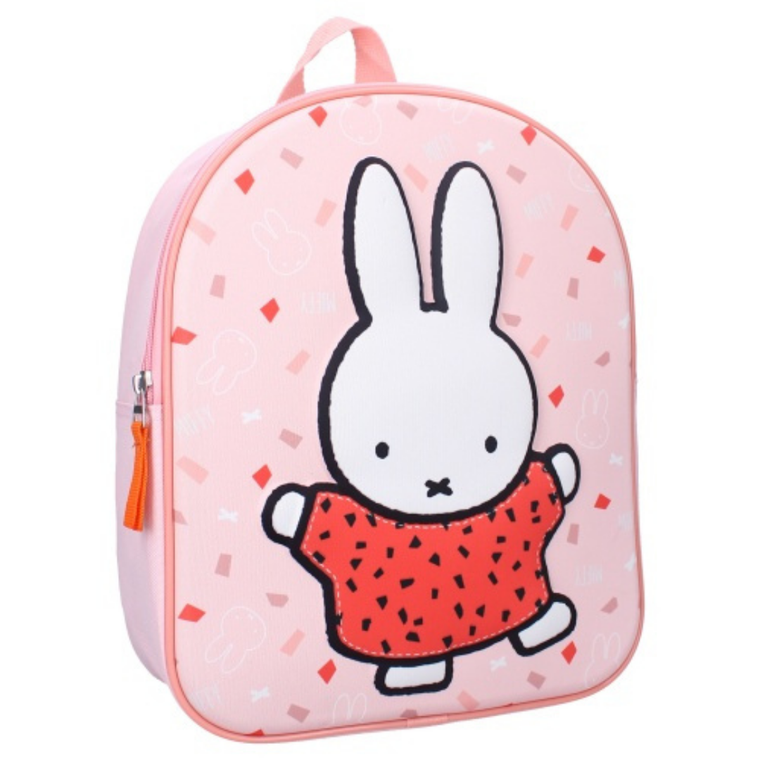 Mybagstory - Sac à dos Miffy 3D Rose Clair