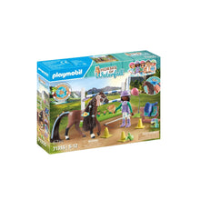 Playmobil - 71355 - Zoe & Blaze avec parcours d'obstacles - Animaux & Nature - Le club d'équitation