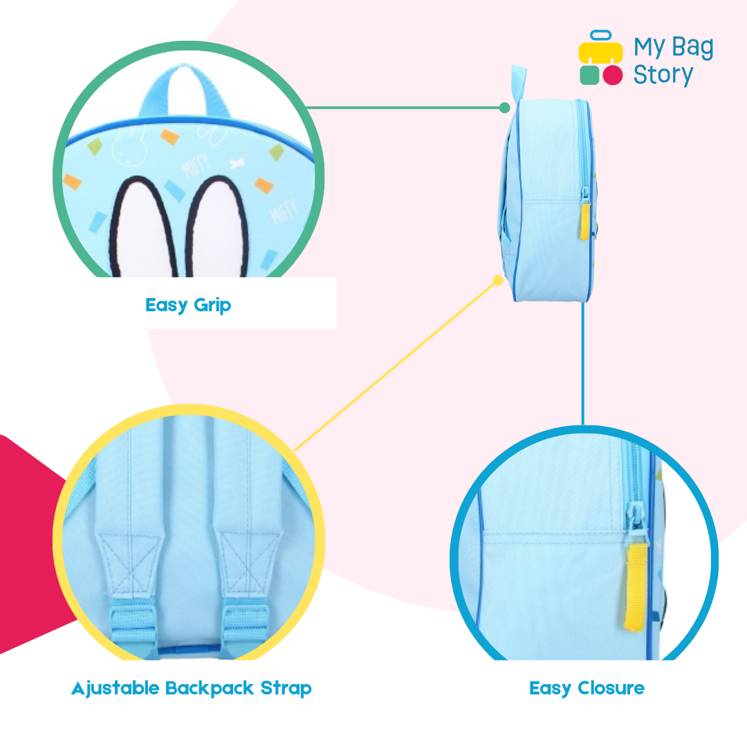 Mybagstory - Sac à dos Miffy 3D Bleu