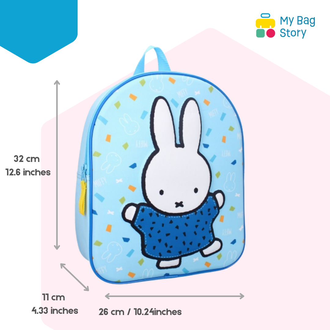 Mybagstory - Sac à dos Miffy 3D Bleu