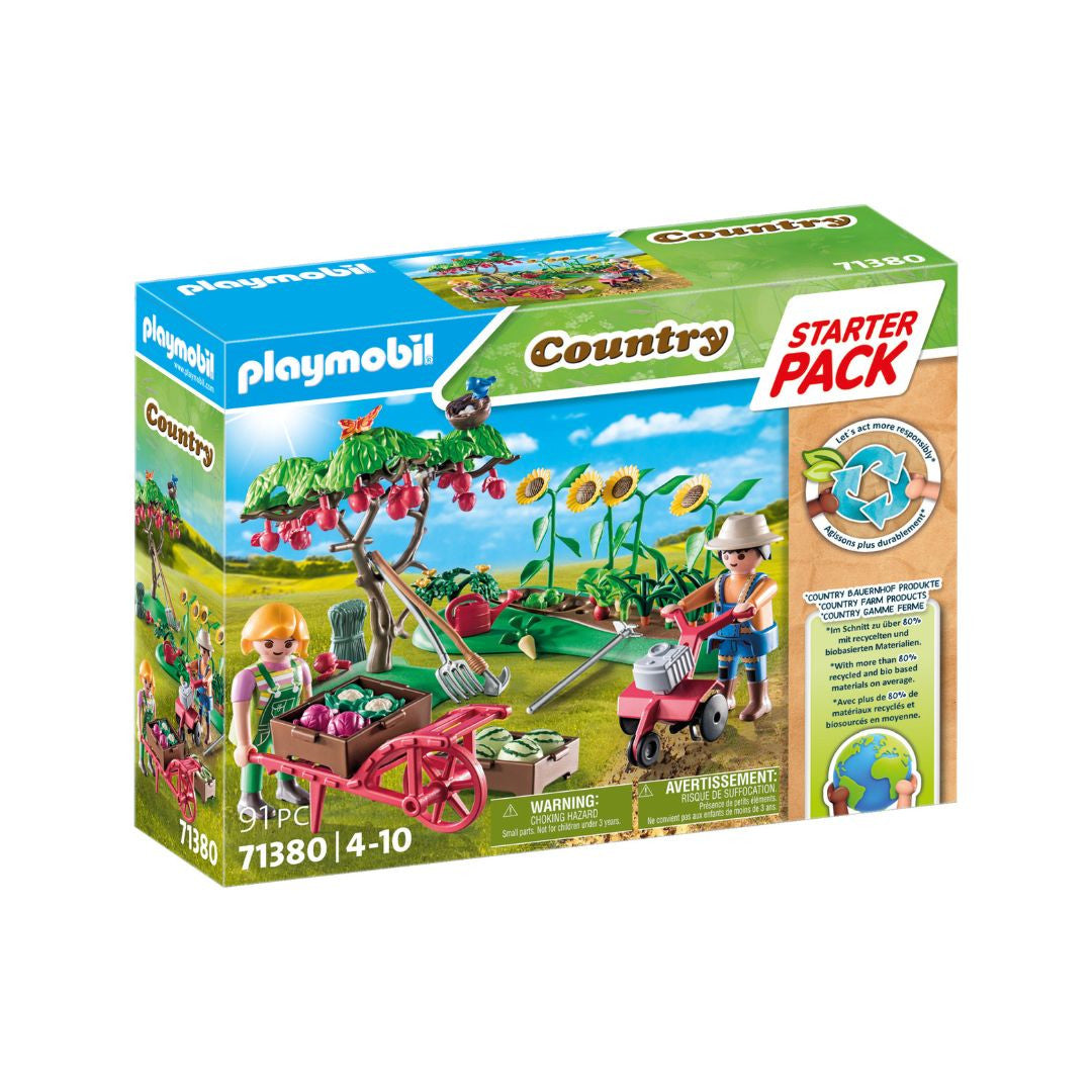 Playmobil - 71380 - Starter Pack Jardin potager - Animaux & Nature - La vie à la ferme