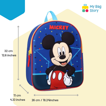 Mybagstory - Sac à dos 3D Mickey Mouse Bleu
