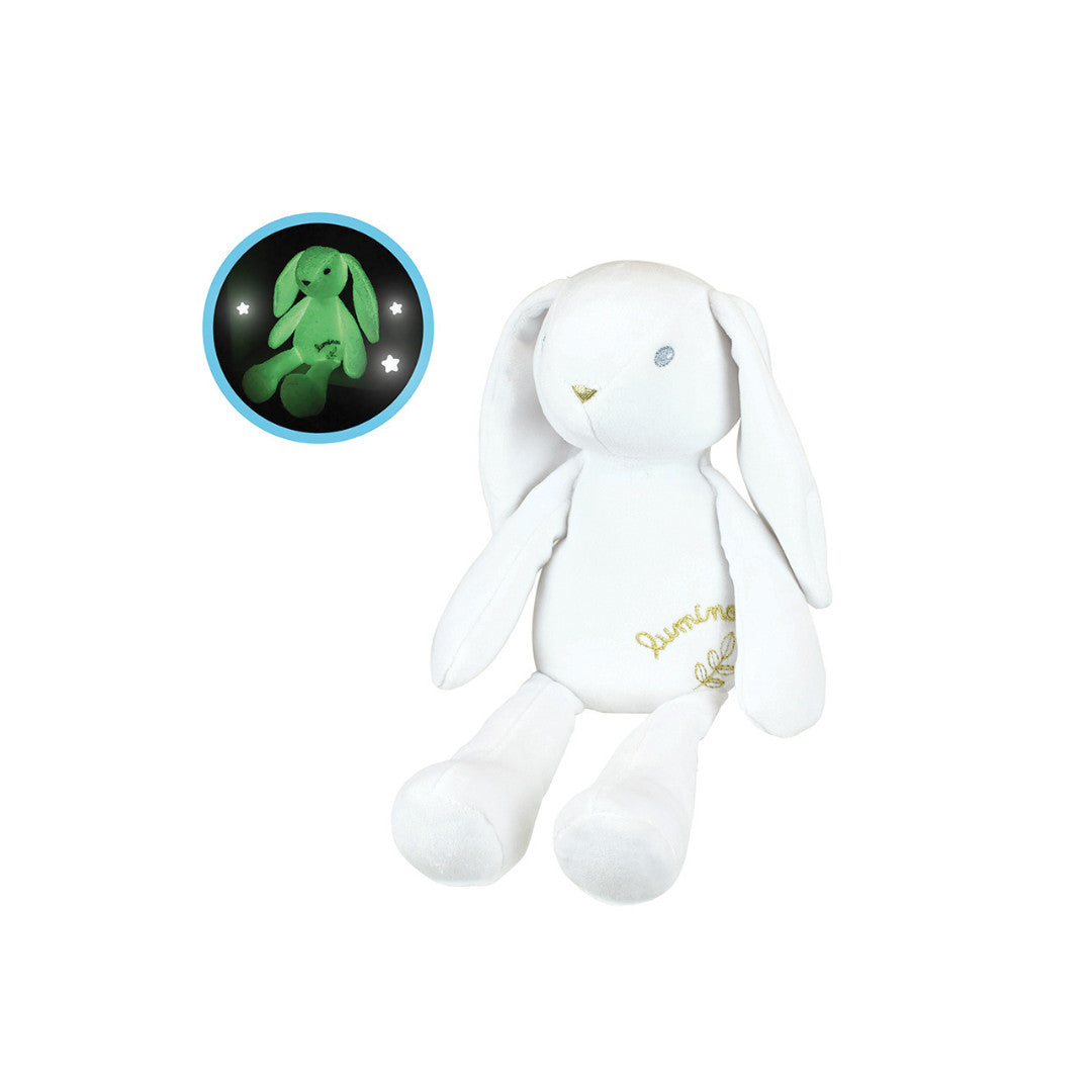 Jemini – Luminou Peluche Lumineuse Lapin +/- 30 Cm