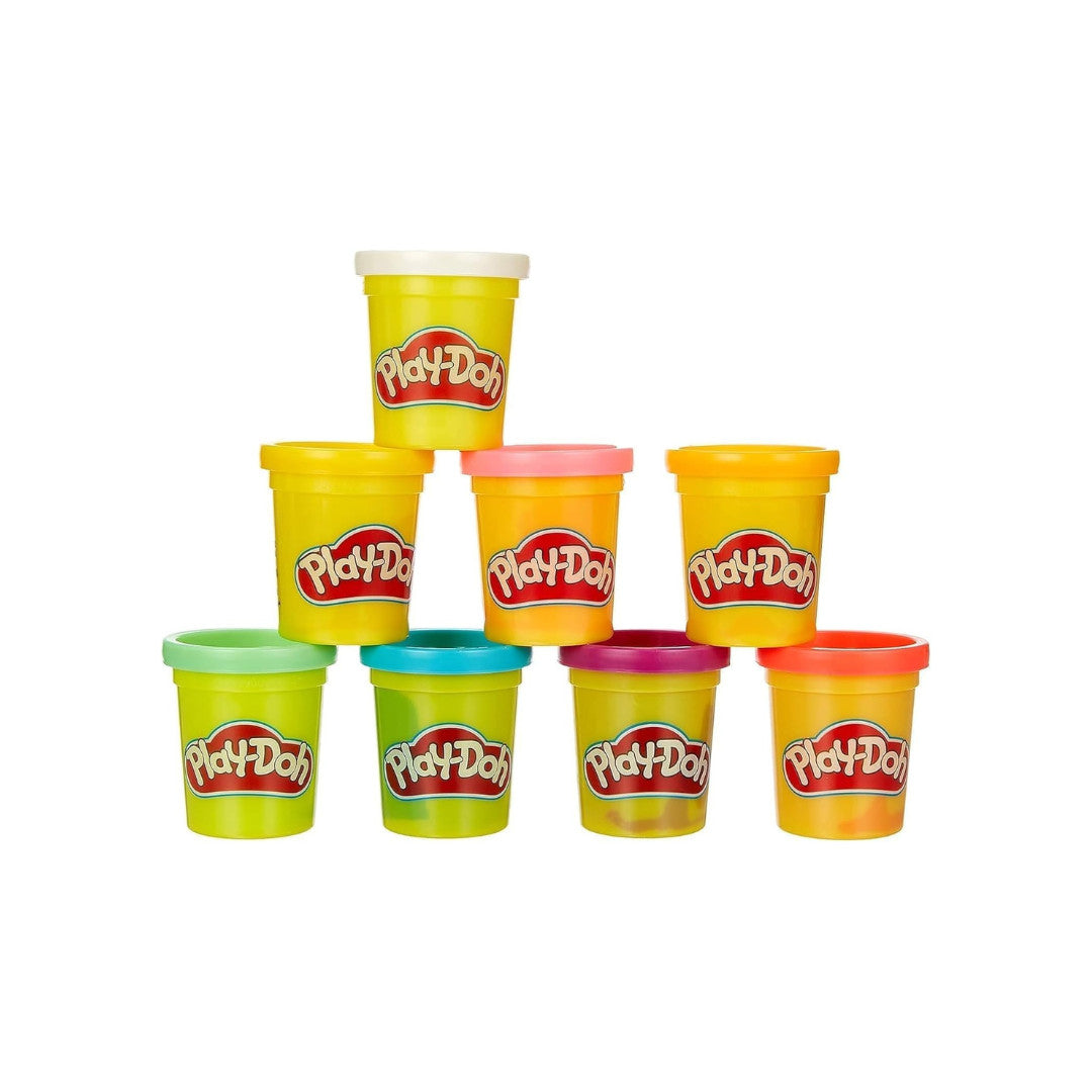 Play-Doh - Play-Doh Pack de 8 Pots de Pâte à Modeler - Activités Créatives pour Filles et Garçons dès 2 Ans