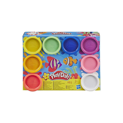 Play-Doh - Play-Doh Pack de 8 Pots de Pâte à Modeler - Activités Créatives pour Filles et Garçons dès 2 Ans