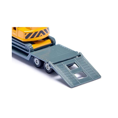 Siku - Camion surbaissé avec Excavatrice