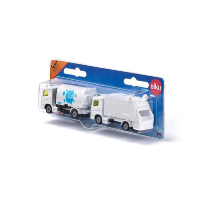 Siku - Set communale balayeuse + camion poubelle