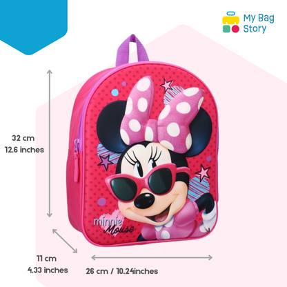 Mybagstory - Sac à dos 3D Minnie Mouse Rose