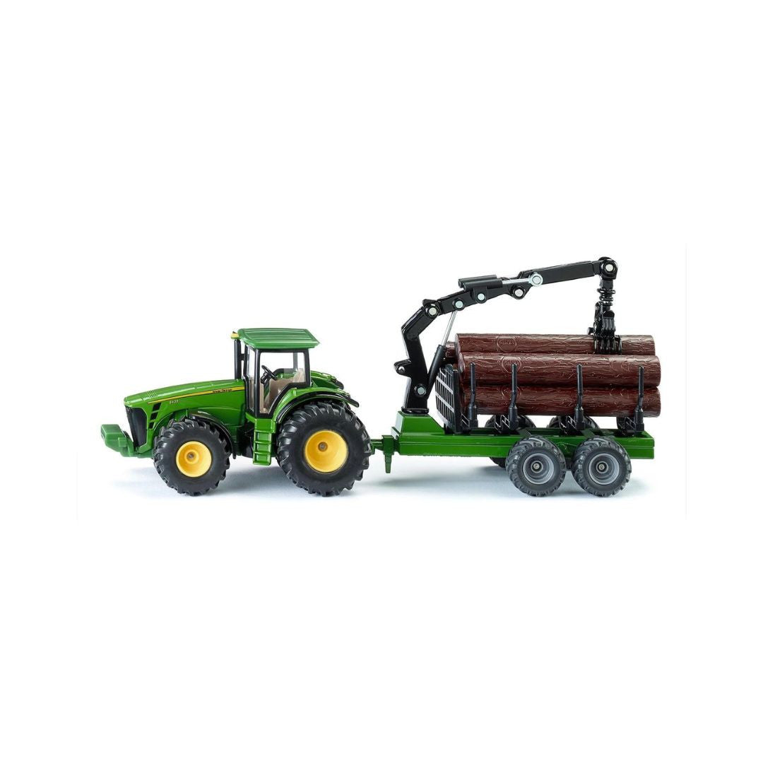 Siku - Tracteur avec remorque forestière