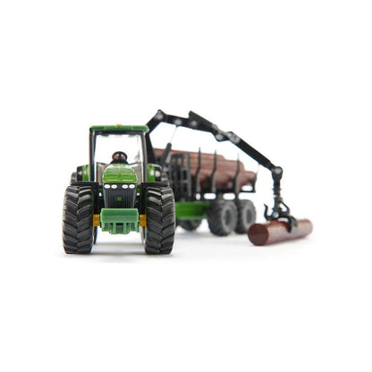Siku - Tracteur avec remorque forestière