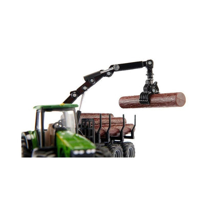 Siku - Tracteur avec remorque forestière