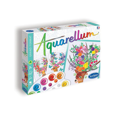 Sentosphère - Aquarellum Cerfs Enchantés