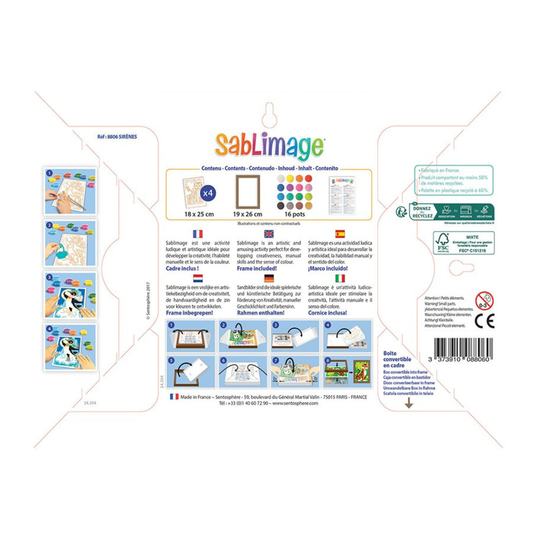 Sentosphère - Sablimage Concept'Box Sirènes