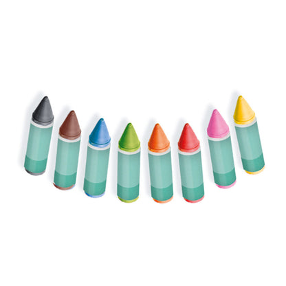 Crayons de couleur pour le bain – 8 Couleurs - SES CREATIVE - 13050