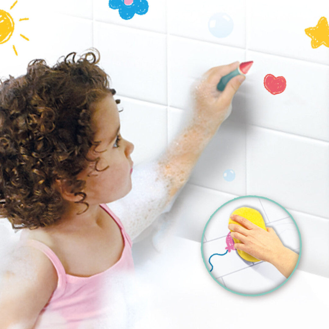 Crayons de couleur pour le bain – 8 Couleurs - SES CREATIVE - 13050