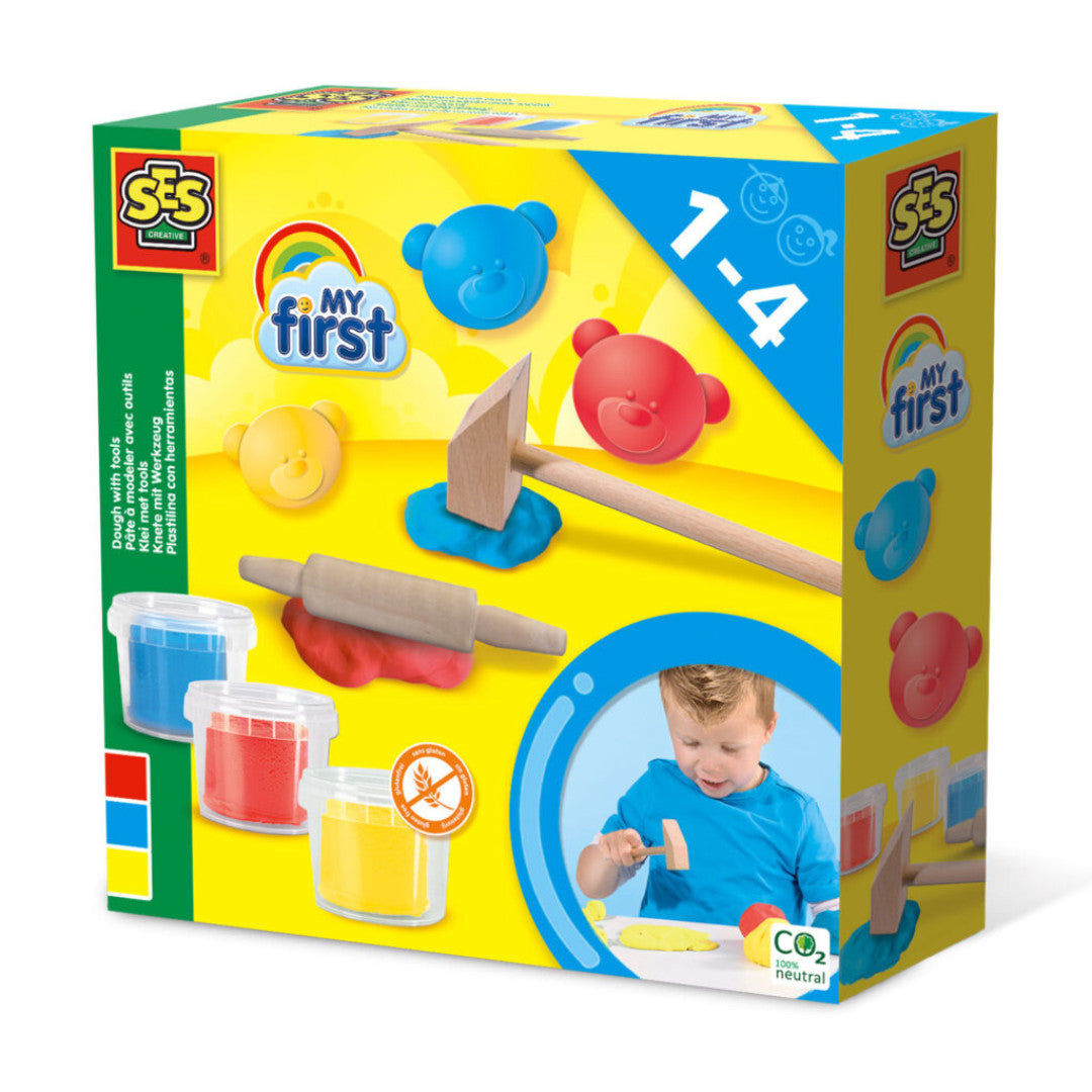My first – Pâte à modeler avec outils 3x90gr - SES CREATIVE - 14432