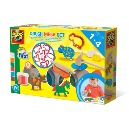 My first – Méga kit de pâte à modeler avec outils - SES CREATIVE - 14438
