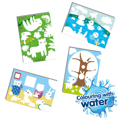 Peinture à l’eau – Animaux cachés - SES CREATIVE - 14456