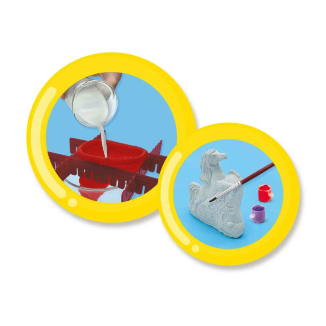 Moulage et peinture – 3 chevaux - SES CREATIVE - 01356