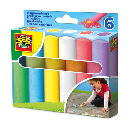 Craies pour trottoir 6 pieces - SES CREATIVE - 02206
