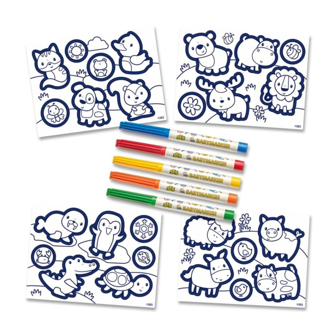 My first – Autocollants à colorier - SES CREATIVE - 14475
