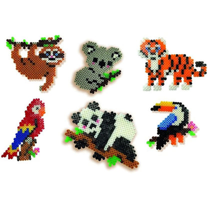Perles à Repasser-Animaux de la Jungle - SES CREATIVE - 06303