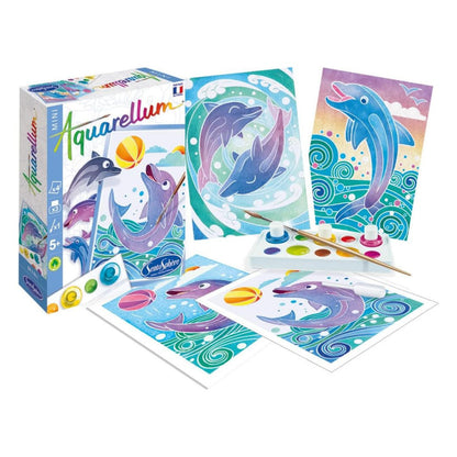 Sentosphère - Aquarellum mini - dauphins