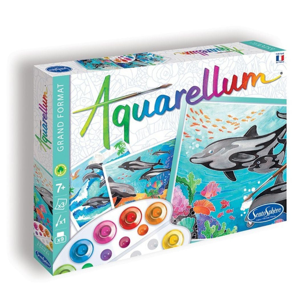 Sentosphère - Aquarellum Dauphins